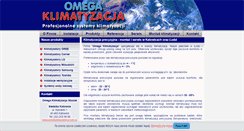 Desktop Screenshot of omegaklima.com.pl